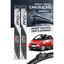Dust Smart Fortwo Coupe 2007-SONRASI Uyumlu Silecek Takımı 530MM/580MM S7