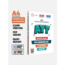 Karakutu Yayınları 2026 YKS-AYT MEBİ OGM SAYISAL Güncel Seri Online Deneme 12li SET BASKI ÜCRETİ