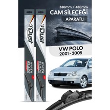 Dust Volkswagen Polo 2001-2005 Uyumlu Silecek Takımı 530MM/480MM S16