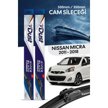 Dust Nissan Micra Silecek Takımı 2011-2018 Uyumlu 530MM/350MM