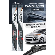 Dust Citroen C3 Picasso 2011-2014 Uyumlu Silecek Takımı 600MM/400MM S9