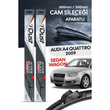 Dust Audi A4 Quattro(Sedan,wagon) 2009-2009 Uyumlu Silecek Takımı 600MM/500MM S13