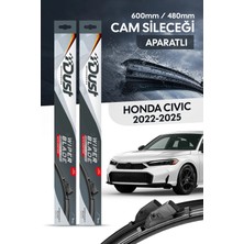 Dust Honda Civic 2022-2025 Uyumlu Silecek Takımı 600MM/480MM S13