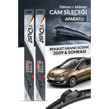 Dust Renault Scenic Grand Scenic 2009-SONRASI Uyumlu Silecek Takımı 750MM/650MM S9