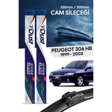 Dust Peugeot 306 Hatchback Silecek Takımı 1999-2003 Uyumlu 550MM/500MM
