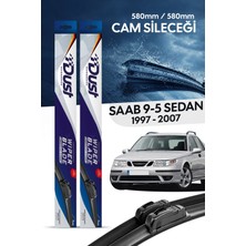 Dust Saab 9-5 Sedan Silecek Takımı 1997-2007 Uyumlu 580MM/580MM