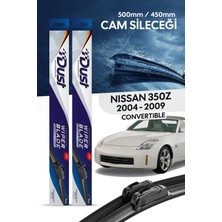 Dust Nissan 350Z Convertible Silecek Takımı 2004-2009 Uyumlu 500MM/450MM