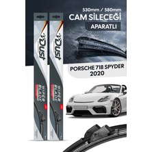Dust Porsche 718 Spyder 2020-2020 Uyumlu Silecek Takımı 530MM/580MM S13