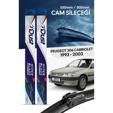 Dust Peugeot 306 Cabriolet Silecek Takımı 1993-2003 Uyumlu 550MM/500MM