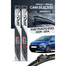 Dust Fiat Punto Evo 2009-2014 Uyumlu Silecek Takımı 650MM/380MM S7