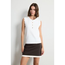 Love My Body Triko Süveter Kemik 167LO120000
