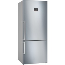 Bosch KGN76CIE0N Serie 6 186 x 75 cm Kolay Temizlenebilir Inox Alttan Donduruculu Buzdolabı