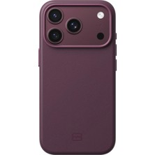 Blueo iPhone 18 Pro Uyumlu 6.3 Inç Nappa Premium Vegan Deri Magsafe Kılıf