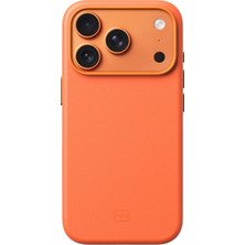 Blueo iPhone 18 Pro Uyumlu 6.3 Inç Nappa Premium Vegan Deri Magsafe Kılıf
