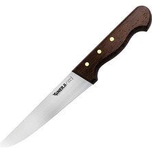 Sinerji Wooden Venge Saplı Kasap Bıçağı 16,5 Cm