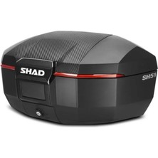 Shad SH51 Karbon Kapaklı Arka Çanta (Topcase) - 51 Litre - Motodede