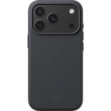 Blueo iPhone 18 Pro Uyumlu 6.3 Inç Nappa Premium Vegan Deri Magsafe Kılıf