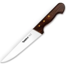 Wooden Venge Saplı Kasap Bıçağı 21 cm
