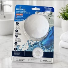 OCK Plast Seramik Kaplama, Bas Aç Otomatik Sistem Pop-Up Lavabo Sifonu-Üniversal Bütün Modellere Uyumlu
