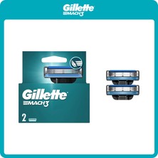 Gillette Mach 3 Start Erkek Tıraş Bıçağı 2'li Aqua-Grip Sapa ile Hassas Tıraş Deneyimi