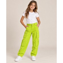 Ugly Duck Kız Çocuk Kargo Pantolon 8-14 Yaş Fıstık Yeşili