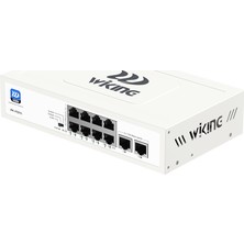 Wi-Tek Wiking WK-PS210 8 Port Megabit Poe+2port MB Uplink Swıtch 90W