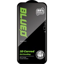 Blueo iPhone 18 Pro Max Uyumlu 3D Hd Tam Kaplayan Kavisli Ekran Koruyucu Cam ve Kurulum Seti