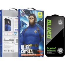 Blueo iPhone 18 Pro Max Uyumlu Crystal 3x Çizilmez 7 Mohs Ekran Koruyucu Cam