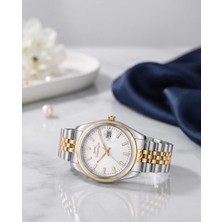 Slazenger Kadın Silver Gümüş Rengi Metal Kordon Beyaz Kadran Quartz 5 Atm Kol Saati