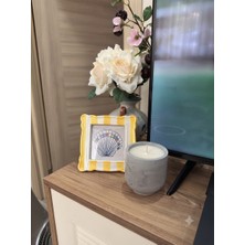Kocatoros Studio Dekoratif Beton Mum | El Yapımı | Gri 300 gr