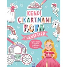 Altın Kendi Çıkartmanı Boya - Prensesler