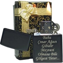 St. Morritz Babalar Gününe Özel Zippo Benzinli Çakmak