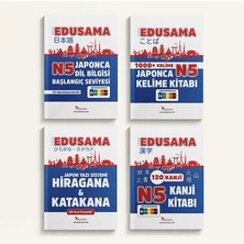 Edusama Japonca N5 Başlangıç Eğitim Seti 4'lü Set