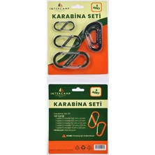 Intercamp 5 Adet Karabina Seti (Kamp, Piknik, Çadır, Asma Aparatı)