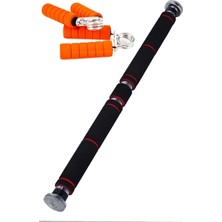 St. Morritz Süngerli Kapı Barfiksi Demiri Koridor Barı 60 - 100 cm Ayarlanabilir Bar, 1 Çift El Yayı