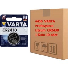 St. Morritz 6430 Professional Lithium CR2430 Pil  10 Adet