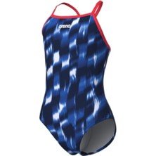 Arena G Wave Swimsuit Lightdrop Back Mavi Kız Çocuk Mayosu 011740200