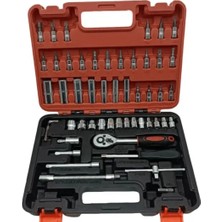 St. Morritz Cr-V Max 1/4 Cırcırlı 53 Parça Lokma Takımı Anahtar Takımı Bits Uç Seti Tam Set