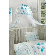 St. Morritz Happy Birthday Blue Bebek Cibinlik 180X500 cm /