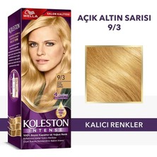 Aslanoğlu Store Mey Ithalat® Koleston Intense Saç Boyası - 9/3 Açık Altın Sarısı