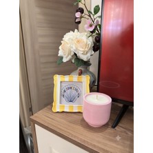 Kocatoros Studio Dekoratif Beton Mum | El Yapımı | Pembe 300 gr
