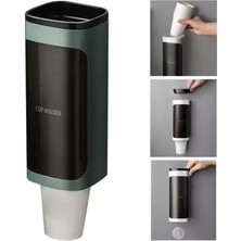 Aslanoğlu Store Sunup SN-27109 Kendinden Yapışkanlı Plastik - Karton Bardak Dispenseri
