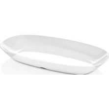 Melamin Oval Kayık Tabak 24 Cm (12 Adet)