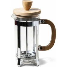 Biradlı Lüks French Press Bambu