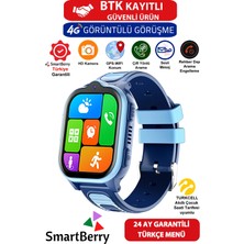 St. Morritz Z32 Görüntülü Görüşme Gps Wıfı Net Konum Gizli Dinleme Akıllı Çocuk Takip Saati Sim Kartlı - Mavi