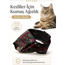 Artero Kediler Için Kumaş Ağızlık Medium