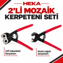 Heka Cam Mozaik Kırma ve Kesme Pense Takım Alman Malı