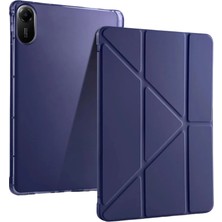 Aslanoğlu Store Mey Ithalat®  Redmi Pad 2 Kalemlikli Mars Tablet Kılıfı - Lacivert