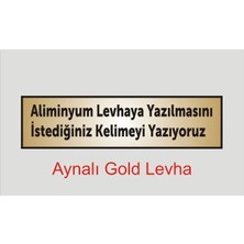 St. Morritz Kişileştirilebilir Ofis Kapısı Aliminyum Isimlik Levhası ,yönlendirme Levhası,gold Aliminyum Levha