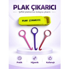 Vizy - Onn Ortodontik Şeffaf Plak Çıkarıcı Aparat ve Kutu 3 Adet Premium Sarı